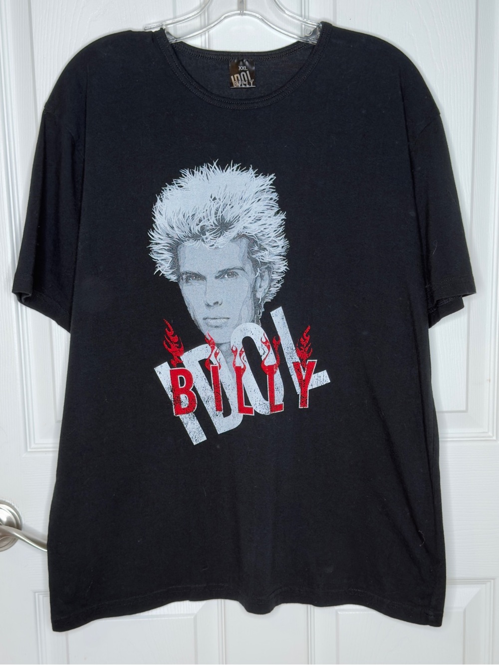 Billy Idol Vintage Black Graphic Crewneck Tee 80’s Rock XXL